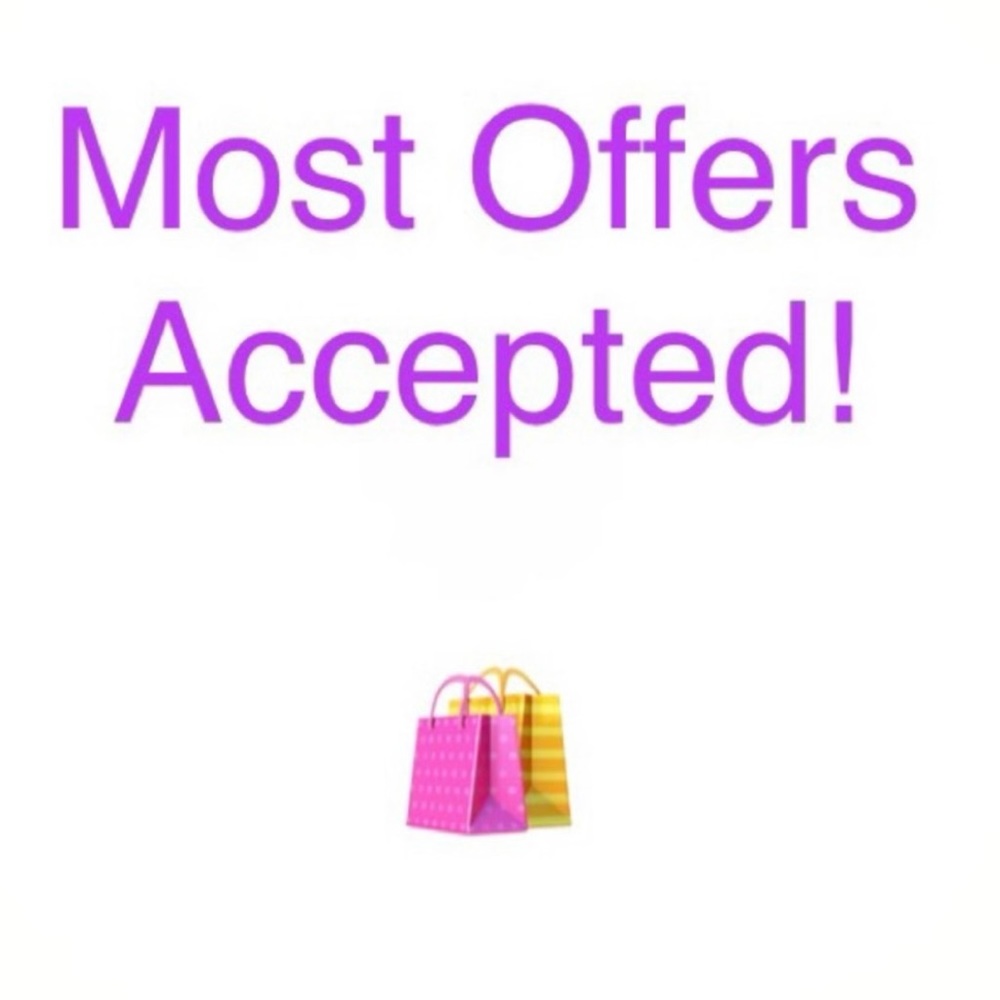 Accepting respectful reasonable offers. 💗